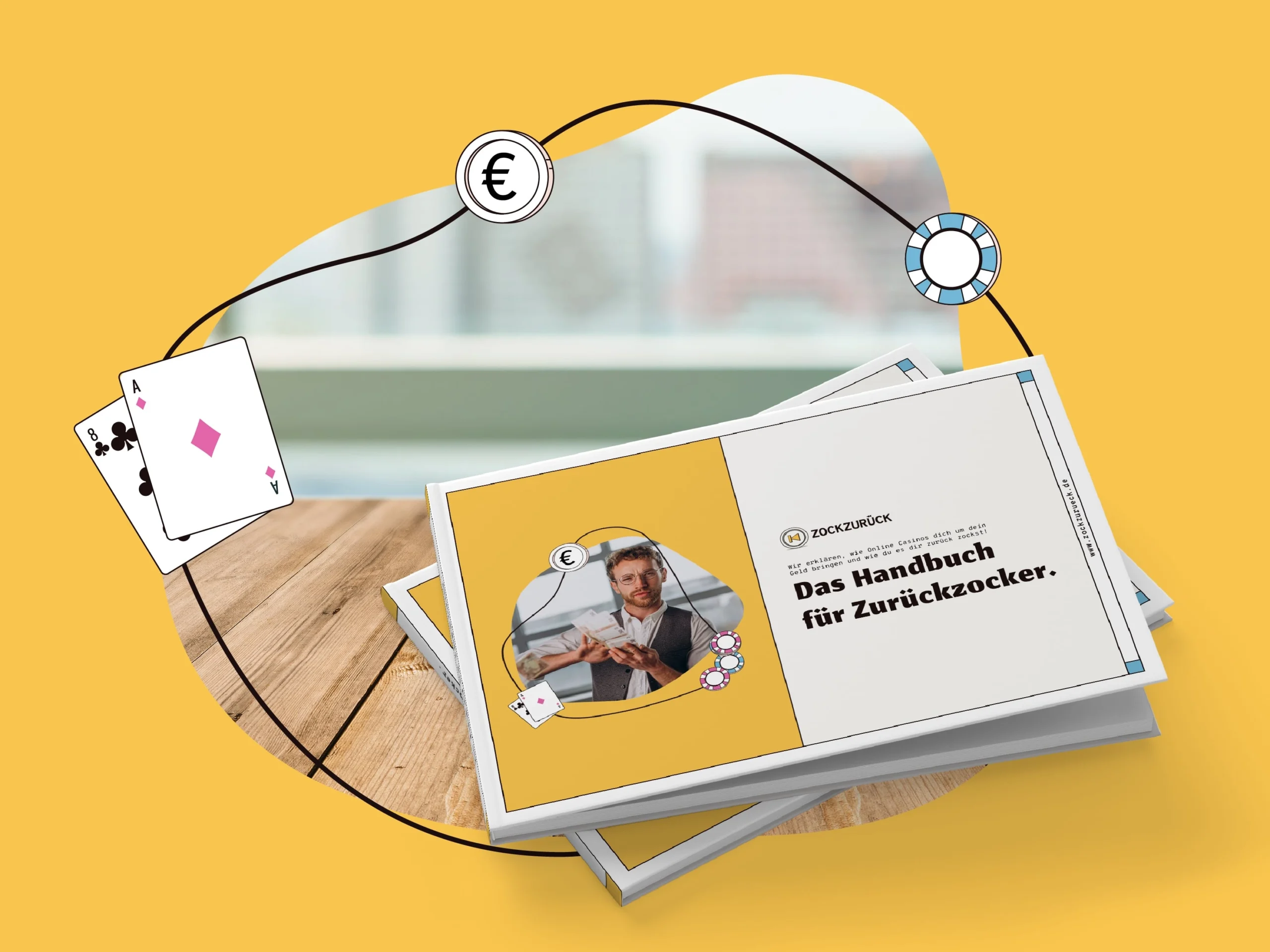 Email marketing and eBook materials, created by Komsulting Marketing Advice on branding from the lawyer service Zockzurück from Berlin